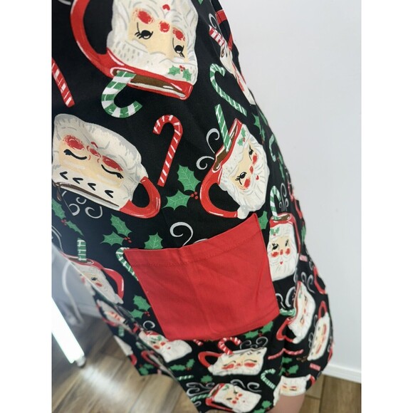NEW Christmas Apron Funny Dinner Santa Claus Cooking - Picture 3 of 8